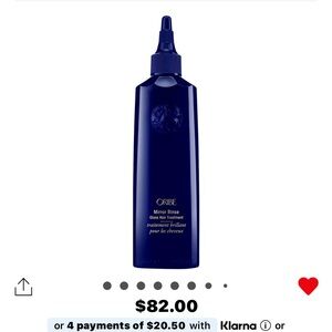Oribe mirror rinse glass hair Treatment NEW IN BOX.